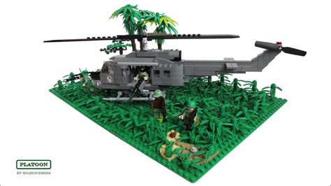 Lego Platoon With Bell Uh 1d Huey Youtube