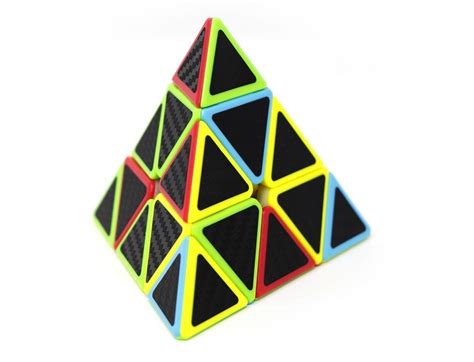 Pyraminx Qiming Qiyi carbon Cubo Mágico Profissional Cuber Brasil