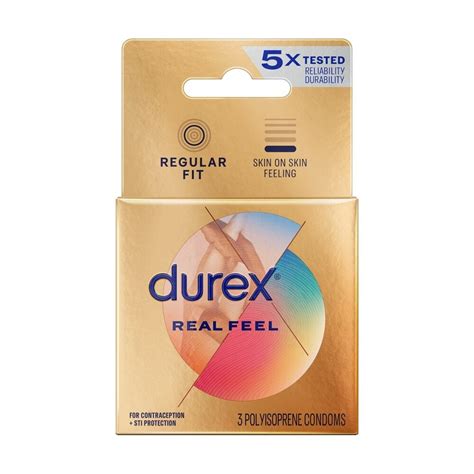 Durex Avanti Real Feel Polyisoprene Non Latex Lubricated Condoms