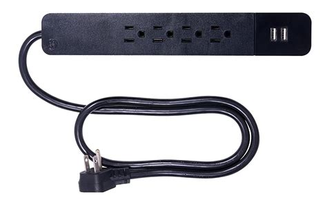 Ge Power Strip Surge Protector Usb Charger Outlets Usb Ports