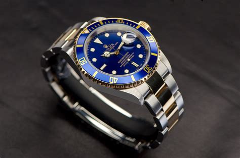 Rolex Rolex Submariner Date Bluesy K Yellow Gold Stainless Steel