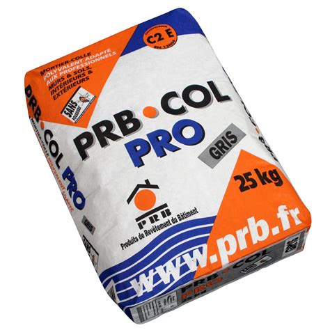 Mortier Colle Carrelage Prb Col Pro Kg Sac Blanc Vm Mat Riaux