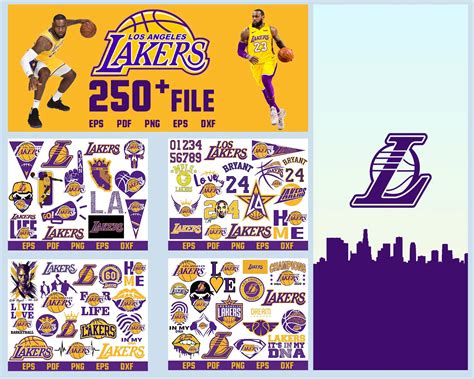 250 Files Los Angeles Lakers Svg Bundle - free svg files for cricut