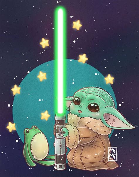 baby yoda lightsaber concept - coolanimewallpapersforpc