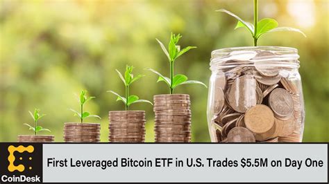 First Leveraged Bitcoin Etf In U S Trades M On Day One Youtube