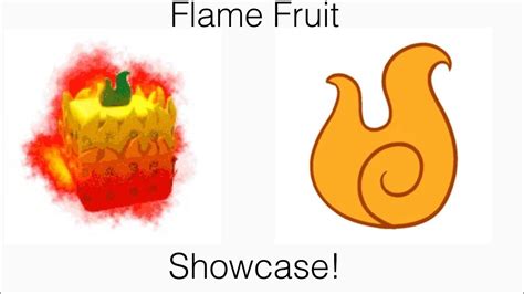 Flame Fruit Showcase Blox Fruits Youtube