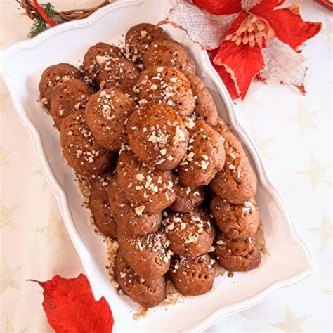 Authentic Melomakarona Recipe Greek Christmas Honey Cookies