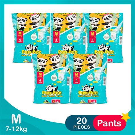 Panpee Baby Diaper Pants Medium 20pcs Shopee Philippines