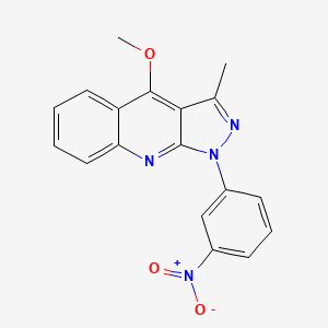 Buy 4 Methoxy 3 Methyl 1 3 Nitrophenyl Pyrazolo 3 4 B Quinoline