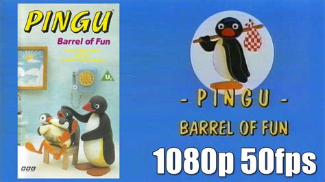 VHS 50fps Opening And Closing To Pingu Barrel Of Fun Rare 2001