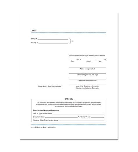 Jurat Form California 2023 Printable Forms Free Online