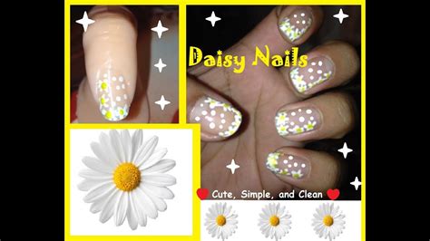 Daisy Design Nail Tutorial Youtube