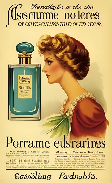 Vintage Perfume Advert Free Stock Photo Public Domain Pictures