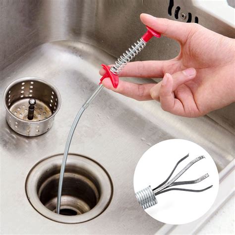 Hair Drain Clog Remover Drain Relief Tool for Drain Cleaning,24.4-Inch ...