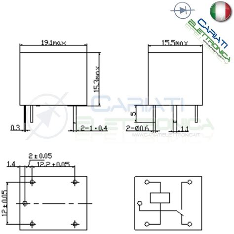 Relay Board V Srd Vdc Sl C Spdt Vac A Songle Pcb