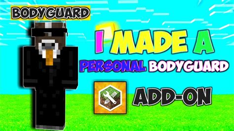 I Made A Personal Bodyguard For Minecraft PE YouTube