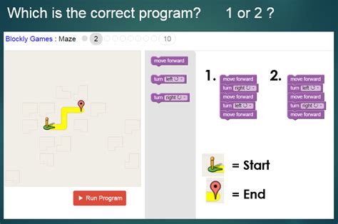 Mrs Palmer's Blog: Google Blockly Game Maze