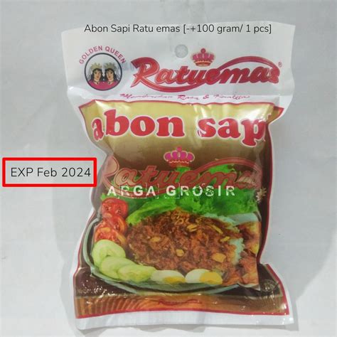 Jual Abon Sapi Ratu Emas G Abon Sapi Shopee Indonesia