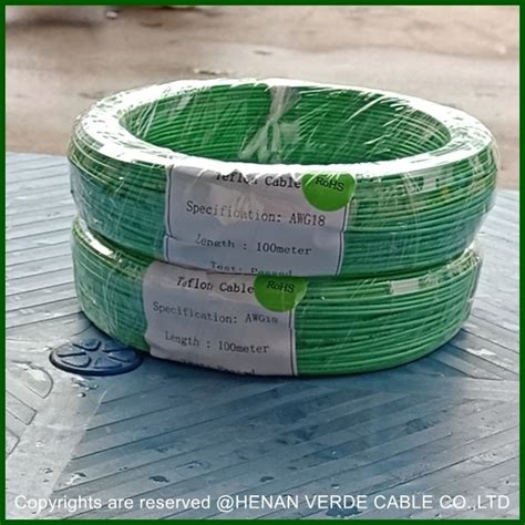 AWG20 AWG18 Fire Resistant High Temperature Cable 0 5mm UL PFA PTFE