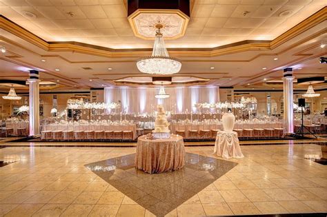 Carlisle Banquets Blush Sequin Wedding Banquet Banquet Hall Reception