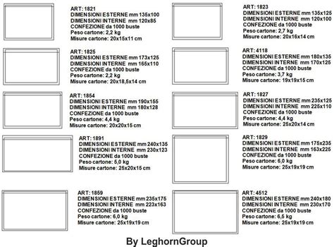 Φάκελοι ασφαλείας Packing List LeghornGroup