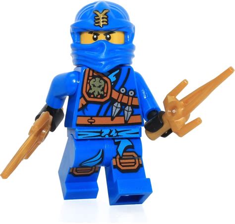 Lego Ninjago Minifigure Jay Zukin Robe Jungle Blue Ninja With Dual