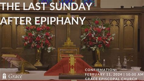 The Last Sunday After Epiphany YouTube