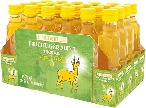 St Hubertus Tropfen Fruchtiger Apfel 24 X 0 02 L Amazon De