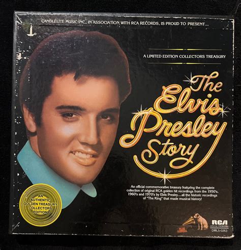 The Elvis Presley Story 5 Lp Box Set Vintage Vinyl Record Album 1977 Etsy