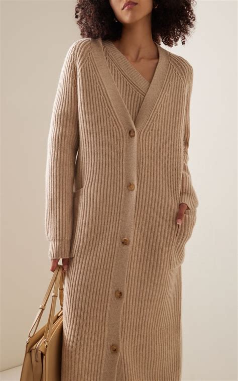 Sumatra Ribbed Wool Cashmere Maxi Cardigan By Max Mara Moda Operandi