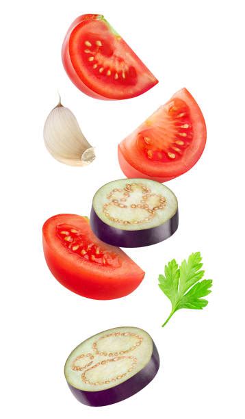 3,700+ Cross Section Eggplant Food Freshness Stock Photos, Pictures ...