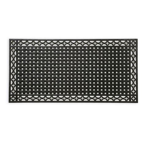 Lattice Rubber Entry Mat Frontgate