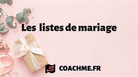 Créer sa liste de mariage les 9 meilleures solutions