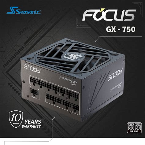 海韻 Seasonic FOCUS GX 750 ATX3 0 電源供應器 金牌 全模