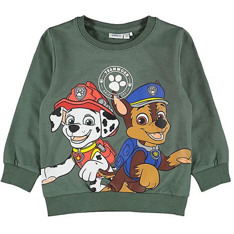 Paw Patrol Sweatshirt Nmmpawpatrol Für Jungen Organic Cotton Paw