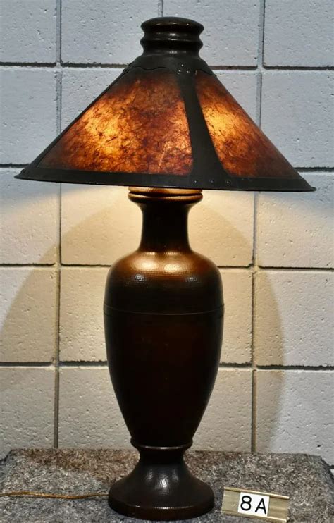 For Auction Impressive Large Hammered Copper Lamp 0008a On Feb 20 2021 Stanton S