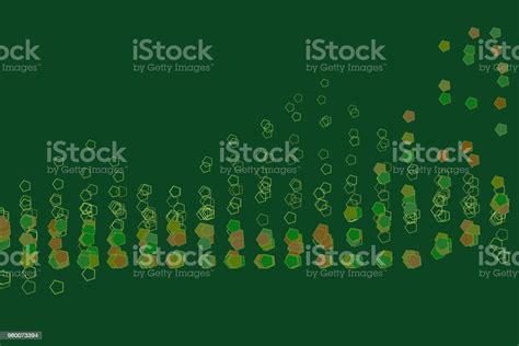 Abstract Background With Shape Of Pentagon Pattern Details Style