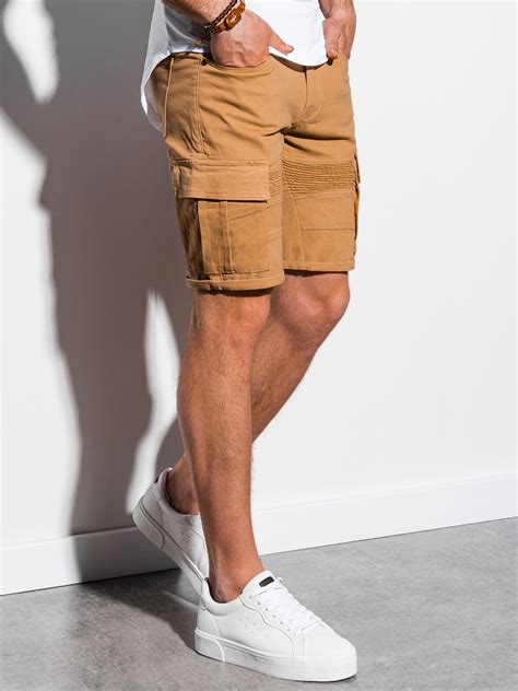 Men S Cargo Shorts W133 Beige MODONE Wholesale Clothing For Men