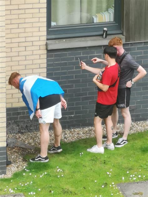 Trnsmts Drunken Revellers Blasted By Local Resident For Peeing Pooing And Puking By Nearby