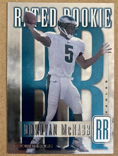 Donovan Mcnabb Donruss Rated Rookie Rookie Card Sp Rare