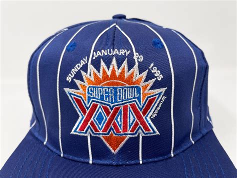 Vintage Super Bowl XXIX Hat 90s Snapback Cap NFL 1995 Etsy