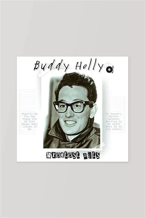 Buddy Holly Greatest Hits Lp Urban Outfitters