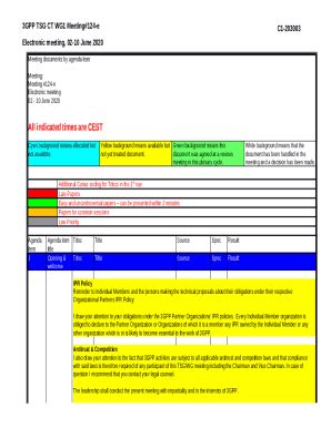 PROVISIONAL ALLOCATION OF DOCUMENTS TO AGENDA ITEMS Doc Template