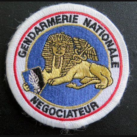 Ecusson tissé de négociateur de la gendarmerie nationale