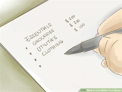 How To Live Within Your Means With Pictures Wikihow