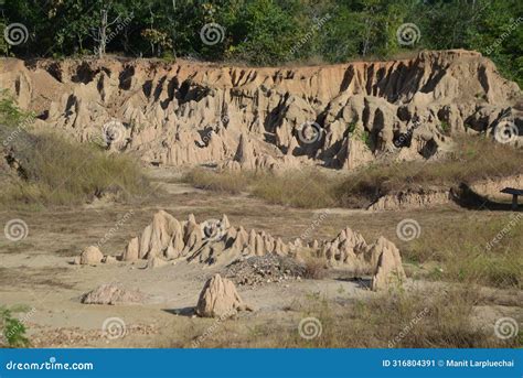 Sao Din Na Noi A Famous Tourist Attraction One Of Thailand Stock Image