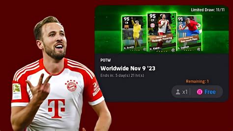 New POTW Pack Kane Goal Poacher EFOOTBALL 2024 Mobile YouTube