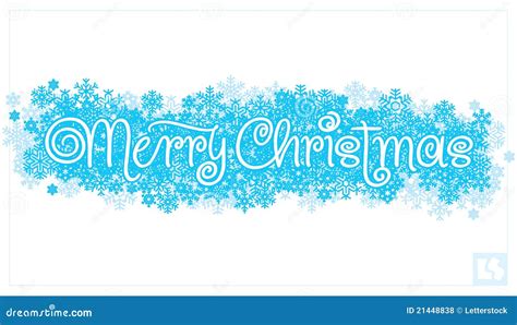 Merry Christmas Hand Lettering (vector) Stock Vector - Illustration of ...