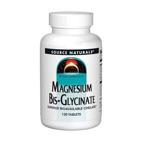 Диетическая добавка минералы в таблетках Source Naturals Magnesium Bis ...
