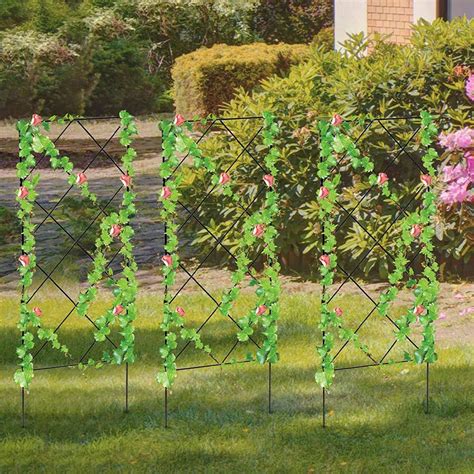 3 Stuks Plant Klimmen Trellis Frame Tuin Bloem Pla Grandado